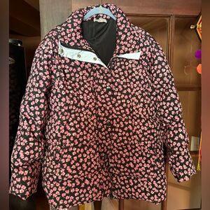 Sandy Liang for Target Floral Puffer Jacket M